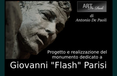 monumento dedicato a Giovanni Parisi realizzato da Antonio De Paoli a Voghera - fasi di realizzazione