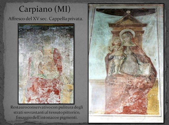 restauro affresco esterno