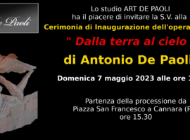 invito inaugurazione altare a Piandarca