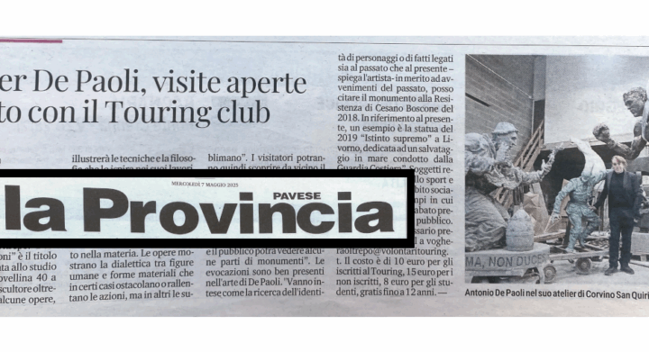 touring club in visita all'atelier di De Paoli