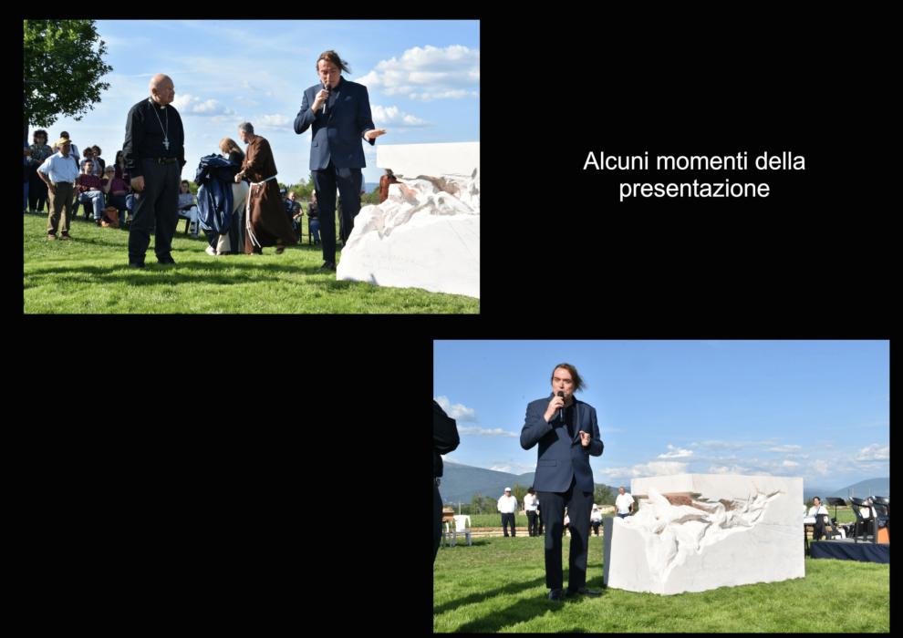 Altare a Piandarca di Cannara realizzato da Antonio De Paoli - inaugurazione