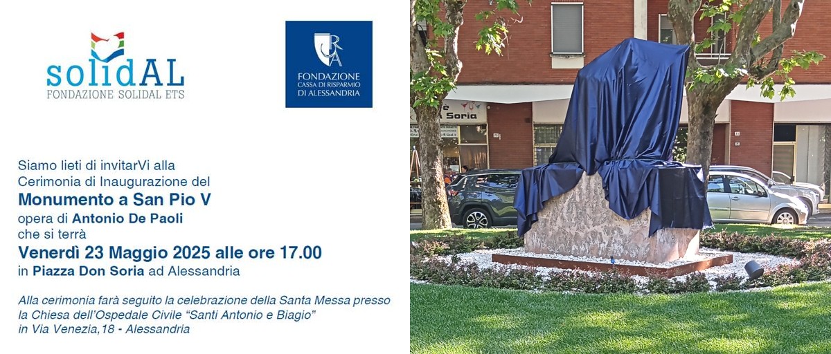 Inaugurazione della statua dedicata a San Pio V