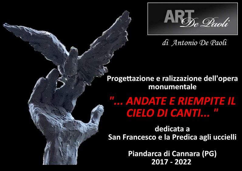 realizzazione statua di San Francesco a Piandarca