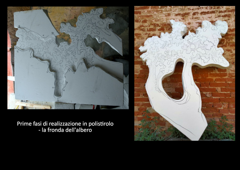 la metamorfosi della fenice - opera di Antonio De Paoli per il centenario dello scoppio di falconara