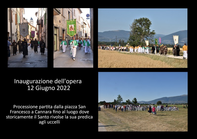 realizzazione statua di San Francesco a Piandarca