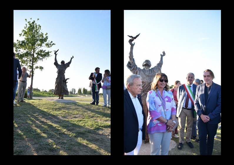realizzazione statua di San Francesco a Piandarca