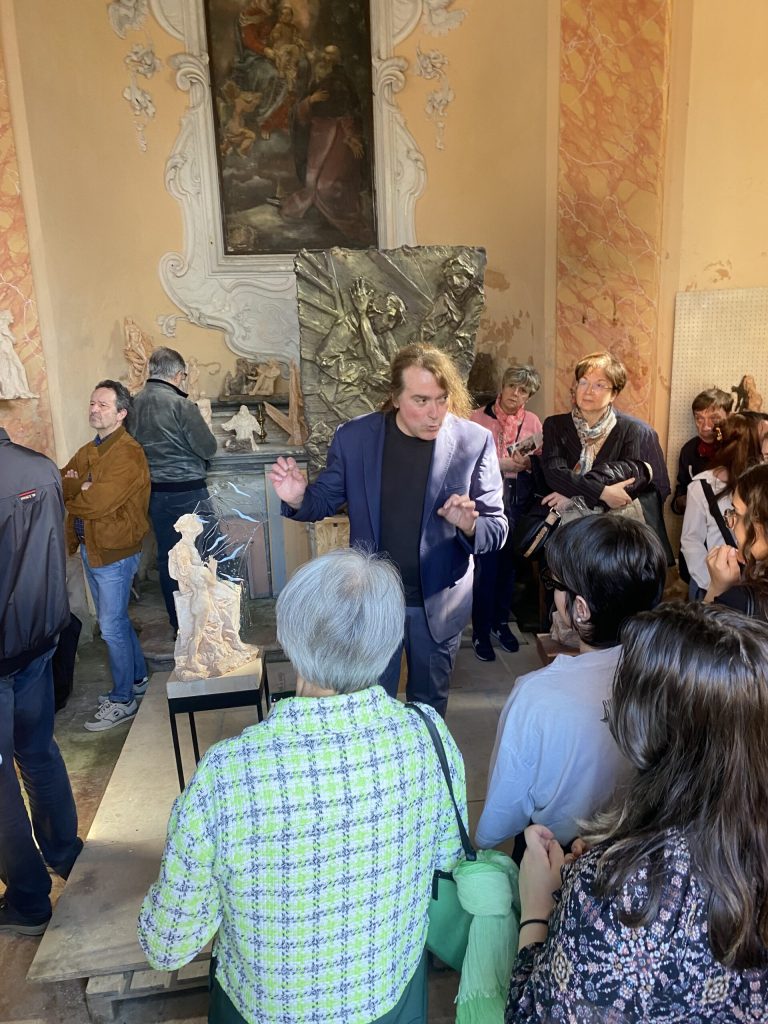 Touring Club in visita presso lo studi di Antonio De Paoli