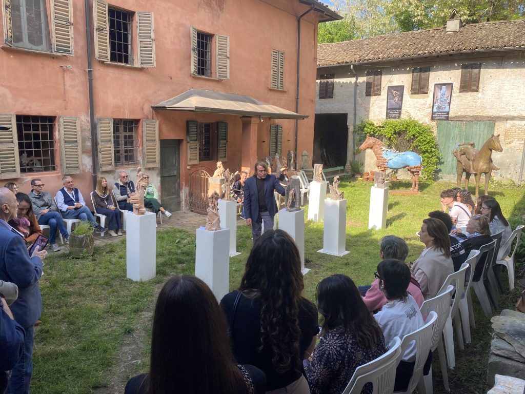 Touring Club in visita presso lo studi di Antonio De Paoli